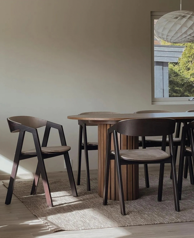 Tappeto in lana 'Dhurry' 240x240cm - Beige