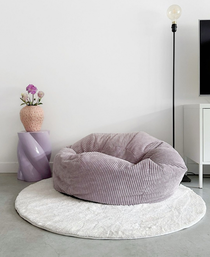 Tappeto rotondo 'Aranga Super Soft' 120cm - Bianco