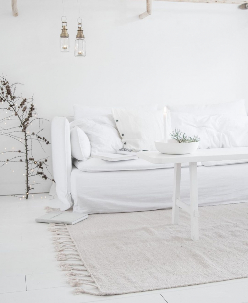 Tappeto in lana 'Malana' 60x120cm - Beige