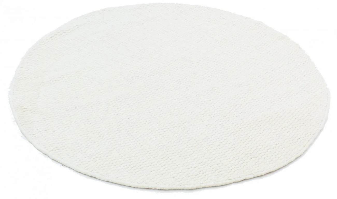 Tappeto rotondo 'Cartmel' 240cm - Bianco sporco