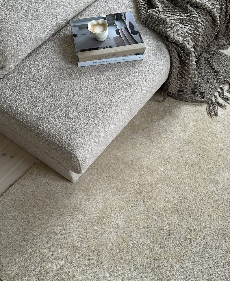 Tappeto in lana 'Ella' 200x290cm - Crema