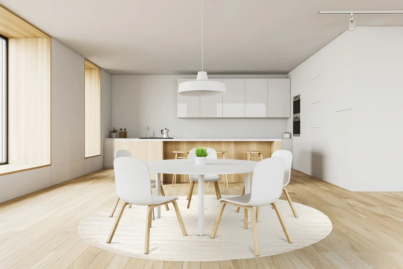 Tappeto rotondo 'Hamilton' 200cm - Naturale