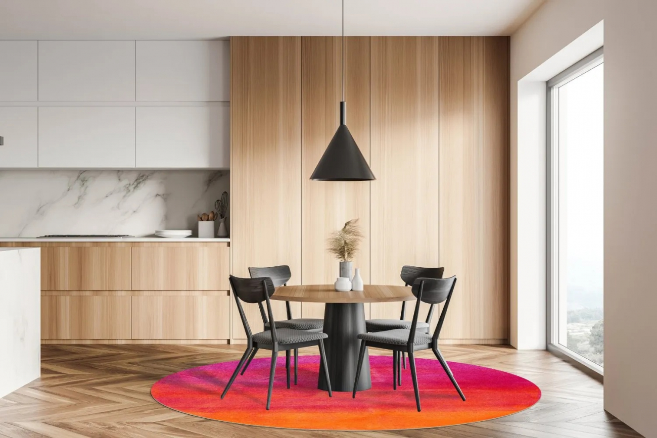 Tappeto rotondo 'Moura' 180cm - Multicolore