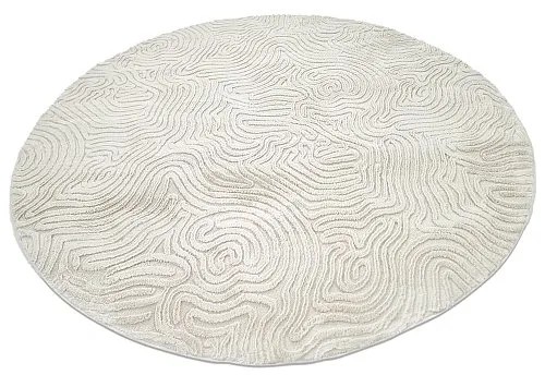 Tappeto rotondo 'Amora' 120cm - Bianco