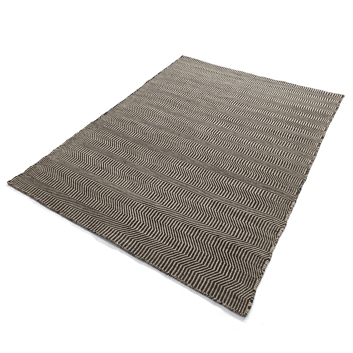 Tappeto in lana 'Larkana' - Beige/nero