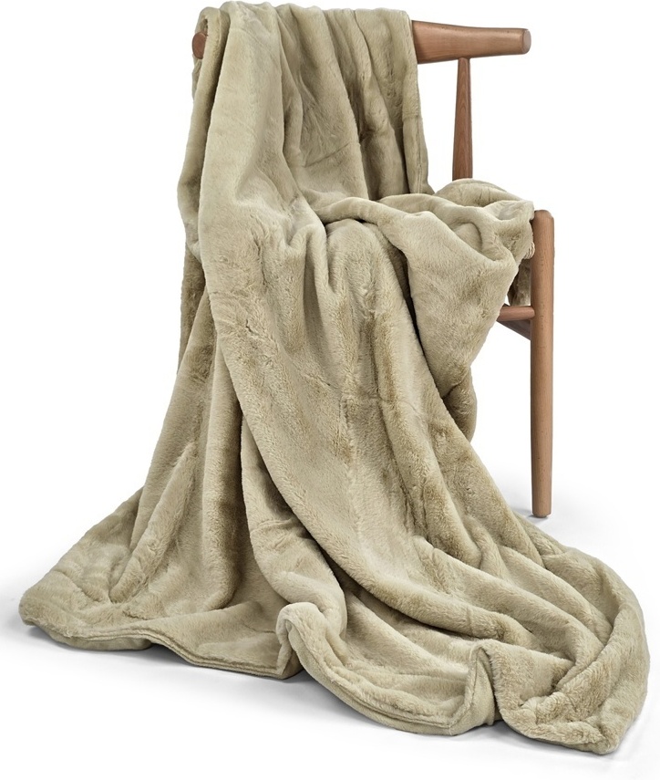 Coperta 'Aranga Super Soft Throw' 130x170cm - Verde chiaro