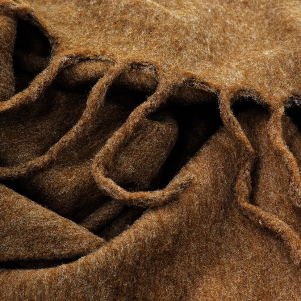 Plaid 'Samantha' 130x170cm - Marrone