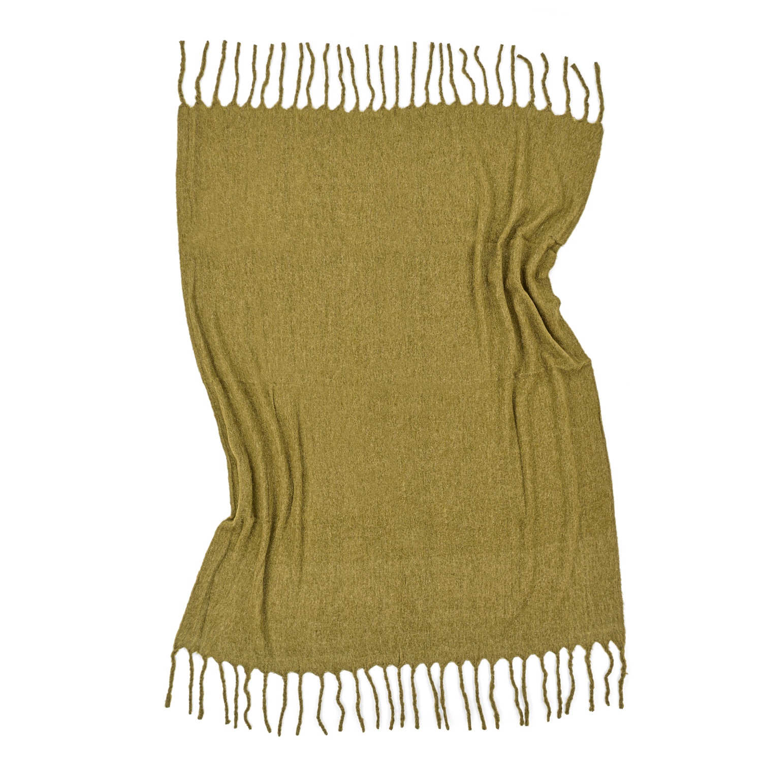 Plaid 'Samantha' 130x170cm - Verde oliva