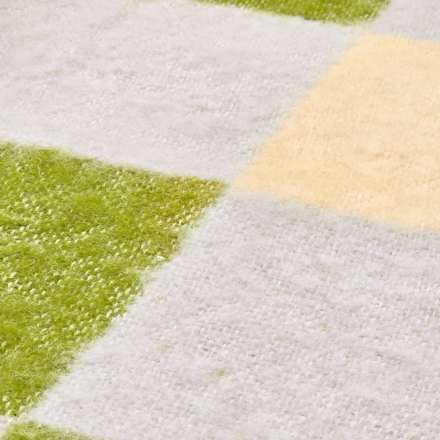 Plaid 'Audrey Check' 130x170cm - Beige/verde/viola