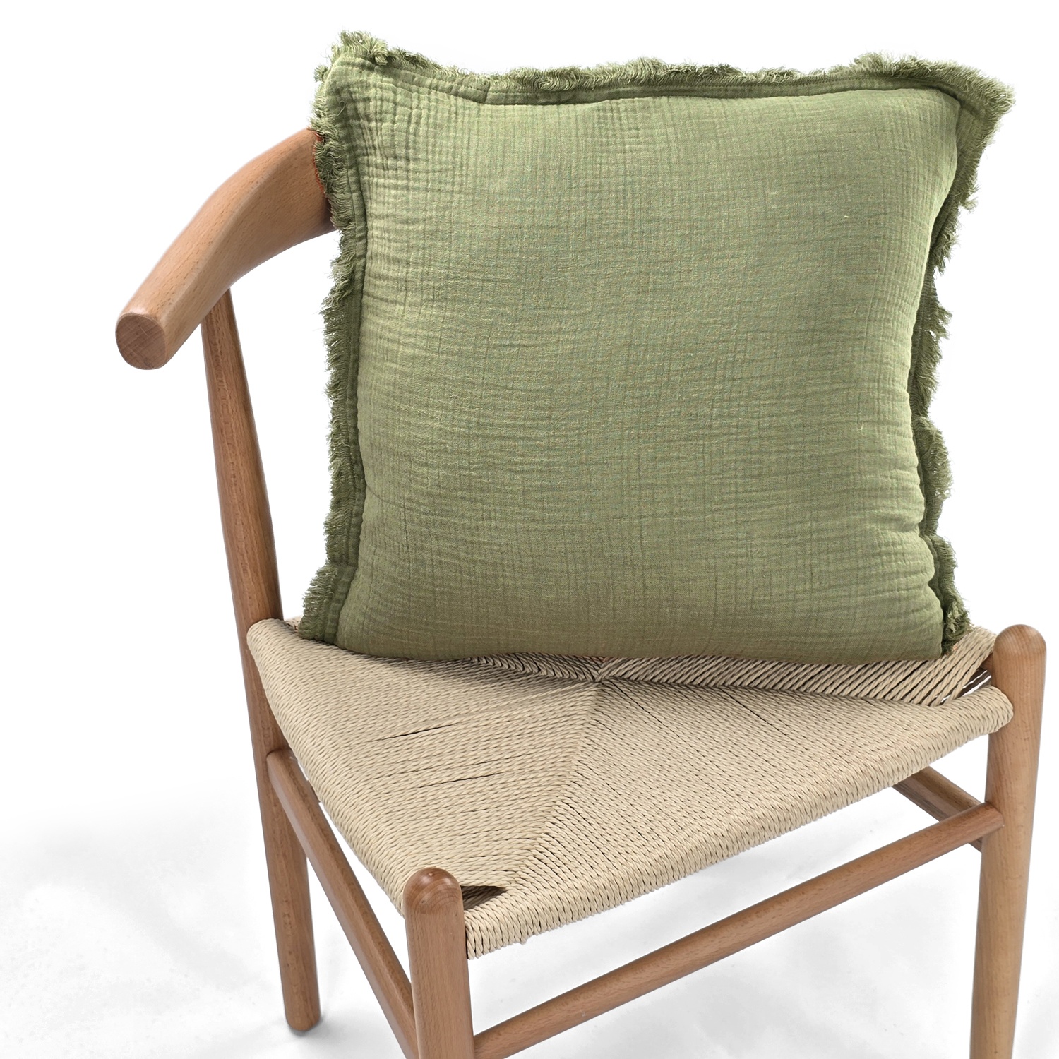 Fodera per cuscino 'Dorena' 45x45cm - Verde