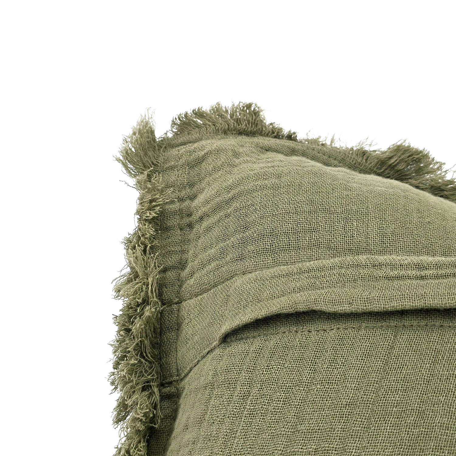 Fodera per cuscino 'Dorena' 45x45cm - Verde