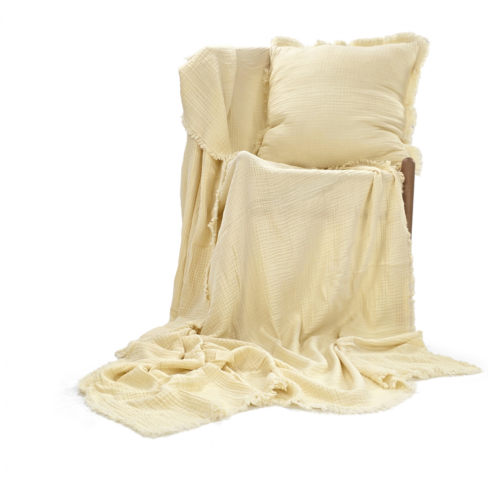 Fodera per cuscino 'Dorena' 45x45cm - Bianco