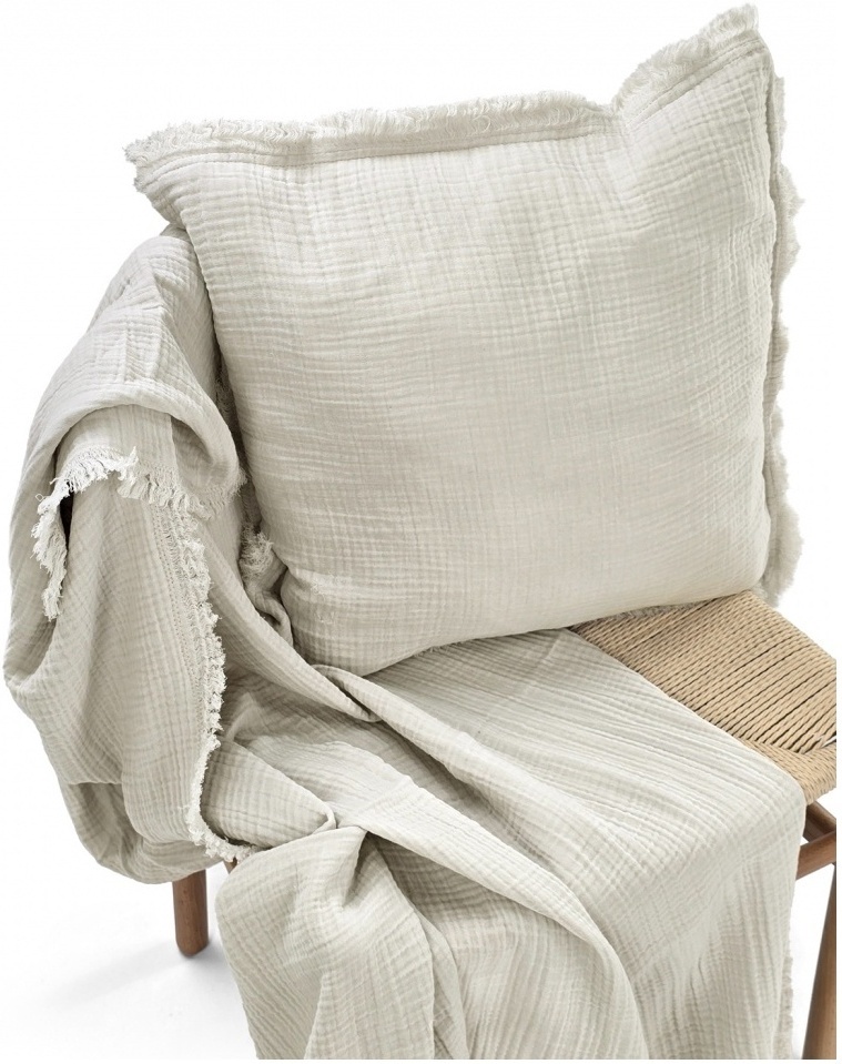 Fodera per cuscino 'Dorena' 45x45cm - Grigio