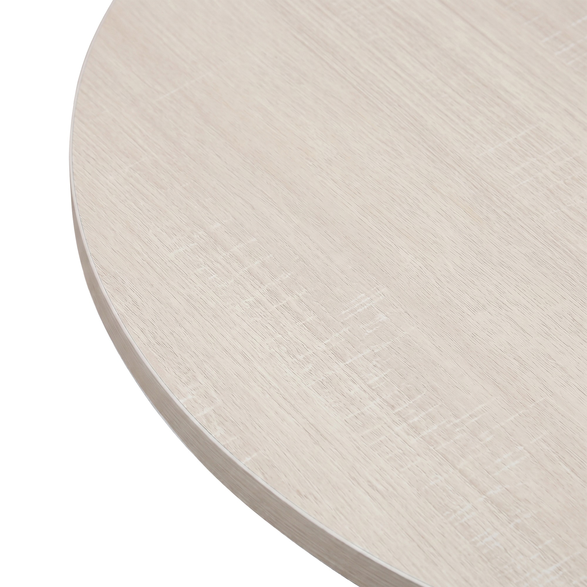 Tavolino 'Créme' Rotondo 55 cm - Bianco pigmentato