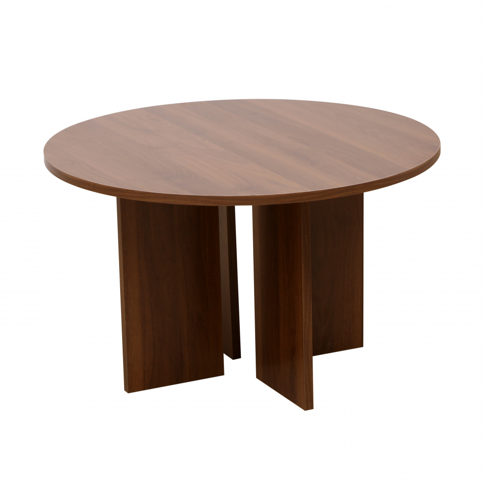 Tavolino 'Créme' Rotondo 75 cm - Noce