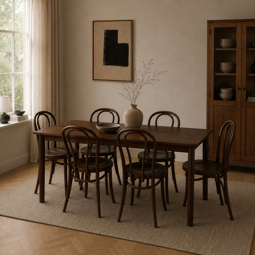 Tavolo da pranzo 'Fager' 135 cm - Noce