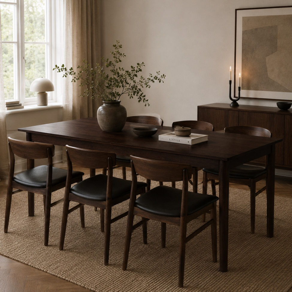 Tavolo da pranzo 'Fager' 135 cm - Noce