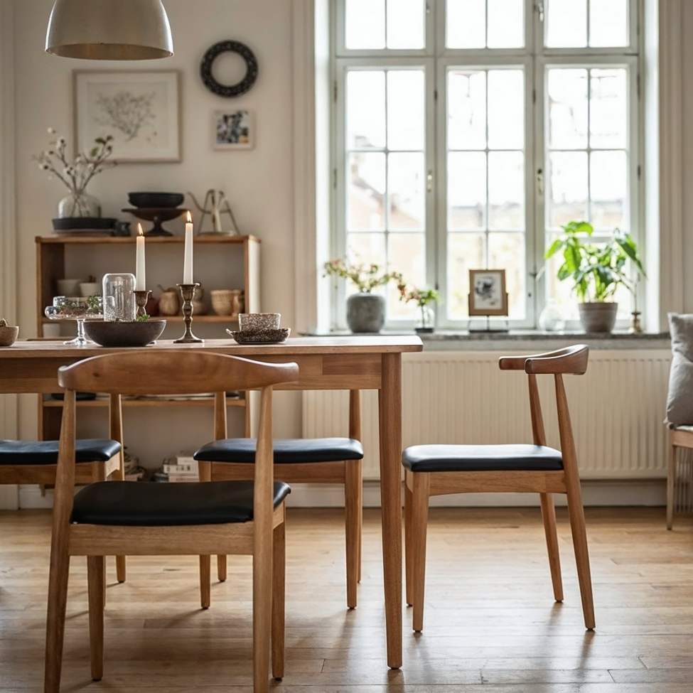 Tavolo da pranzo 'Fager' 135 cm - Naturale