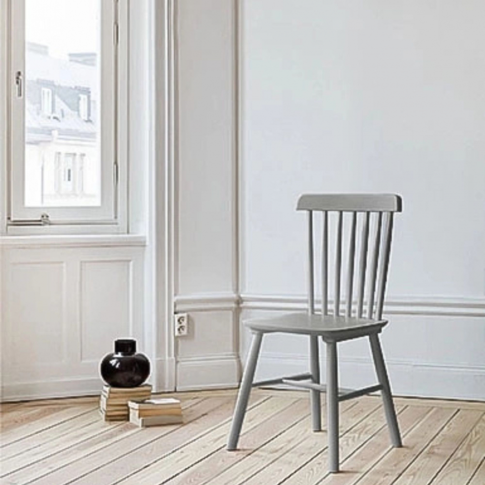 Sedia 'Elsa' - Grigio scuro/Grigio argento