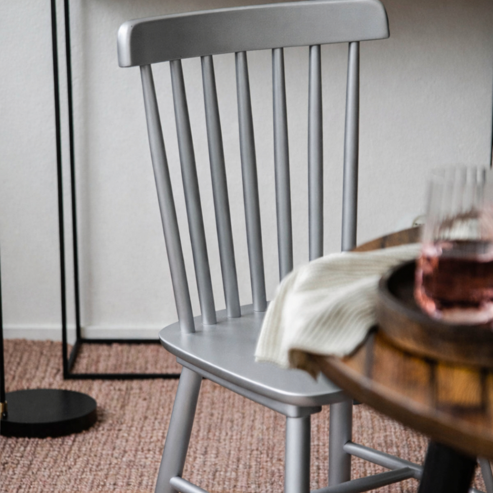 Sedia 'Elsa' - Grigio argento