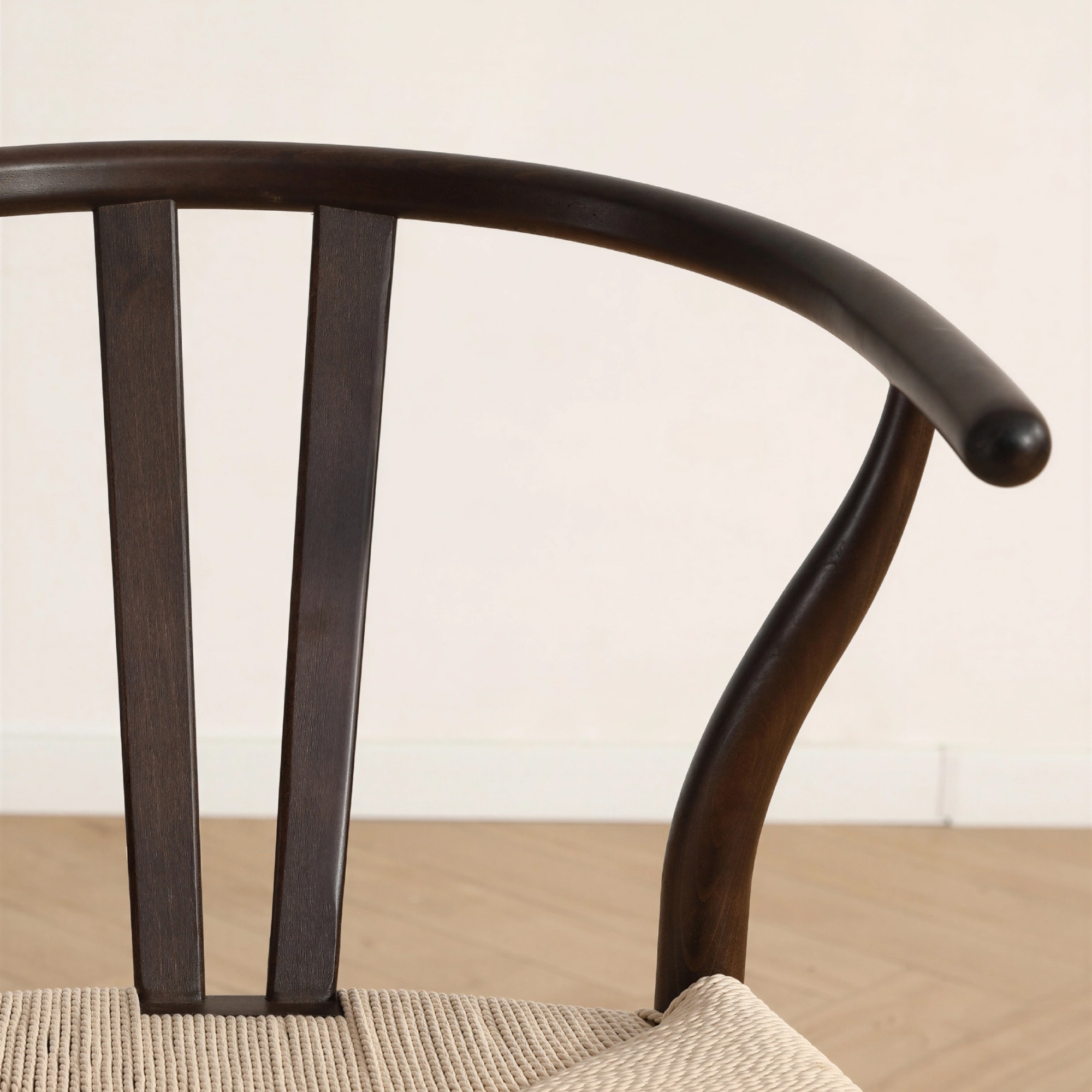 Sedia 'Alta' - Noce/Beige