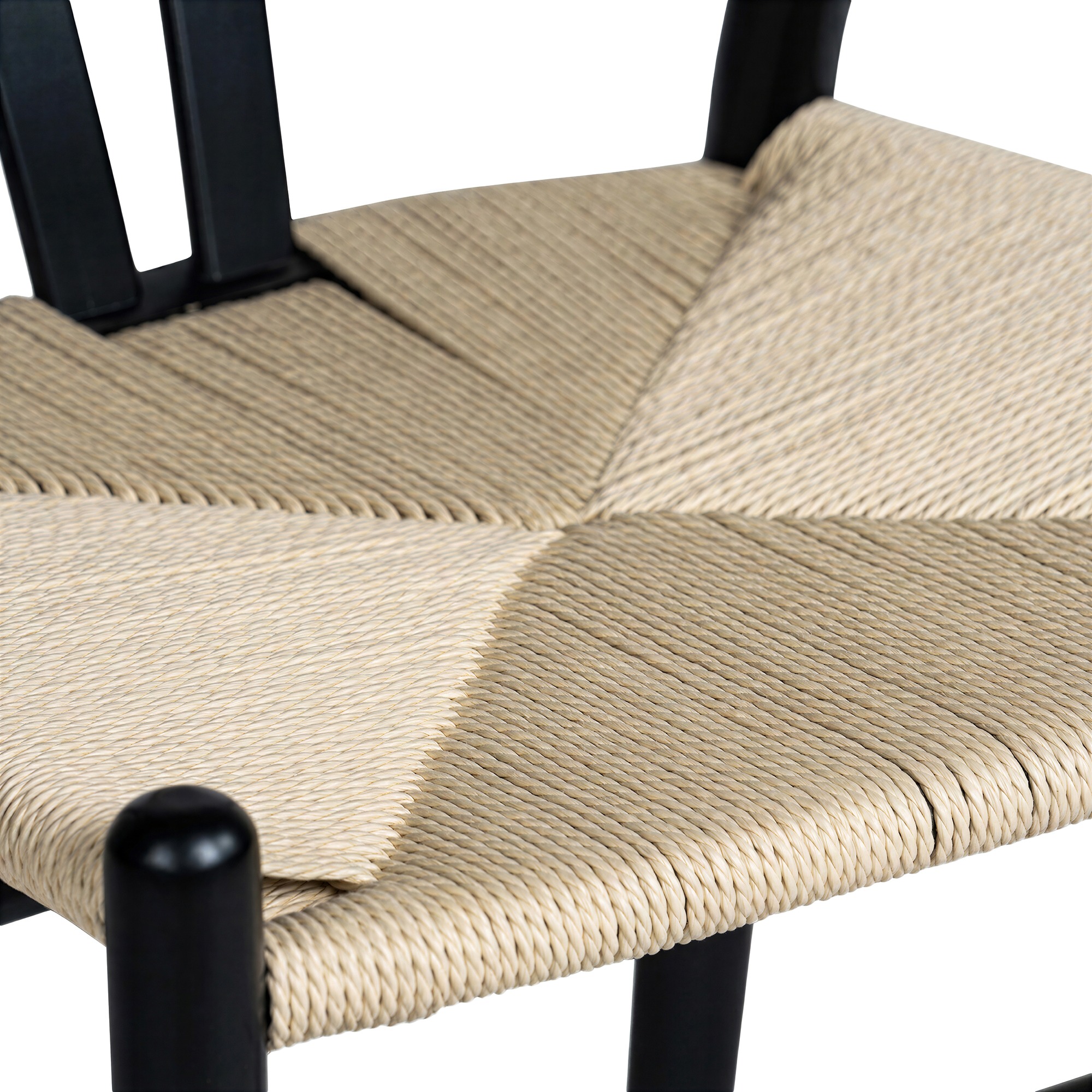 Sedia 'Alta' - Nero/Beige