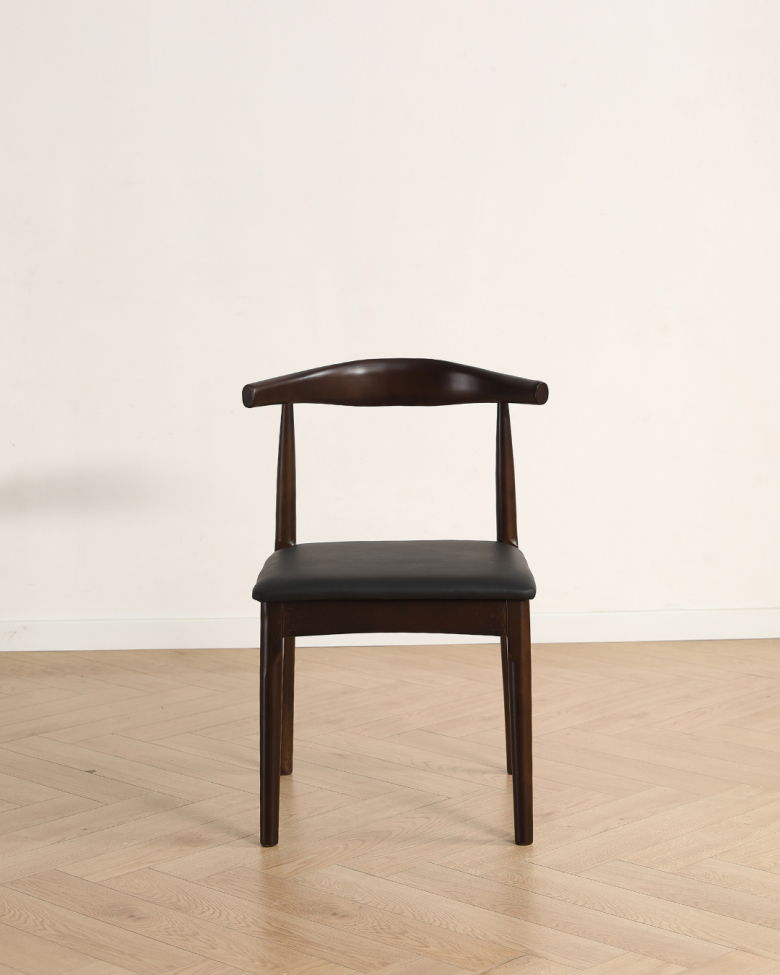 Sedia 'Fager' - Noce/Nero