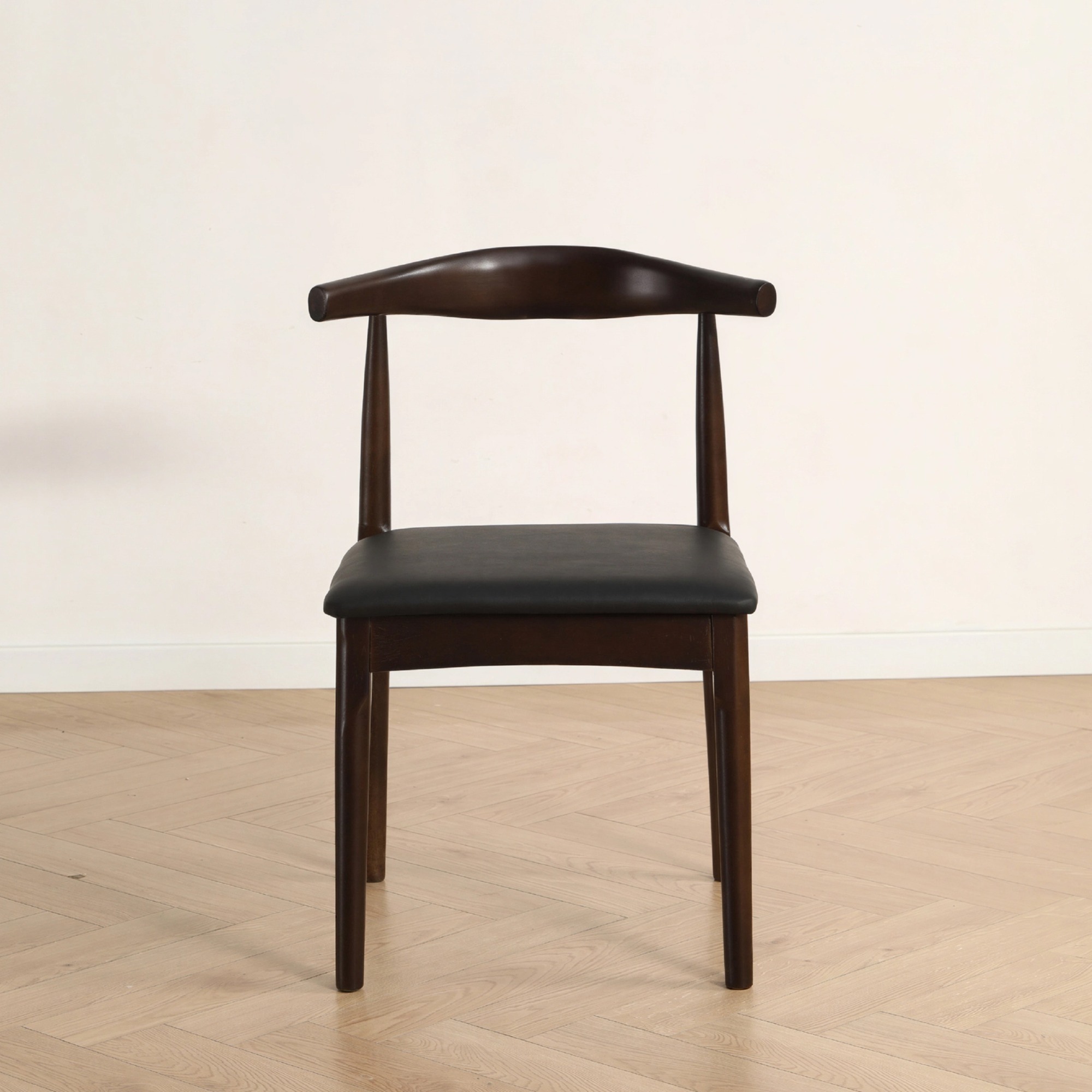 Sedia 'Fager' - Noce/Nero