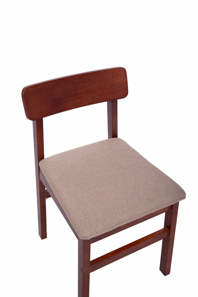 Sedia 'Ålesund' - Noce/Beige