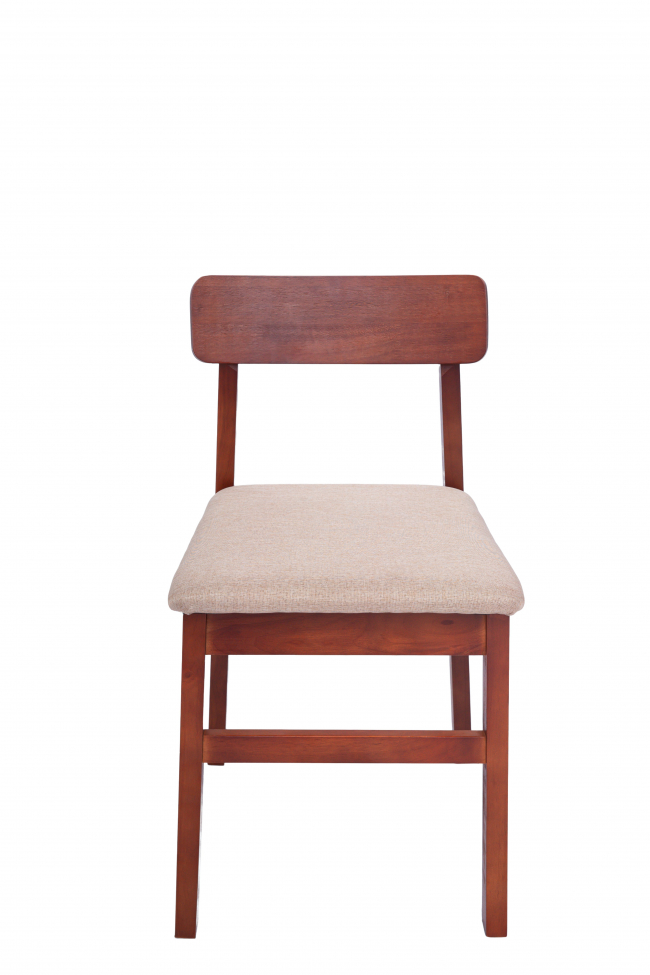 Sedia 'Ålesund' - Noce/Beige