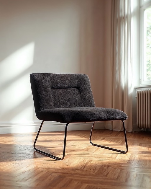 Poltrona 'Chelsea' - Nero/Teddy