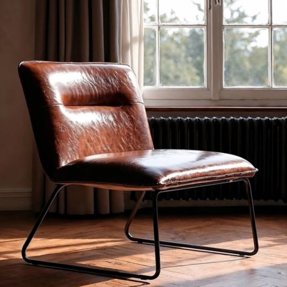 Poltrona 'Chelsea' - Marrone