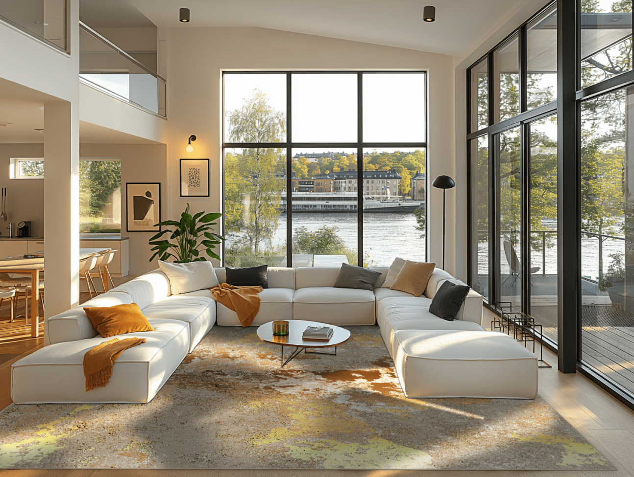 Tappeto Wilton 'Elena' 200x280cm - Beige/Oro