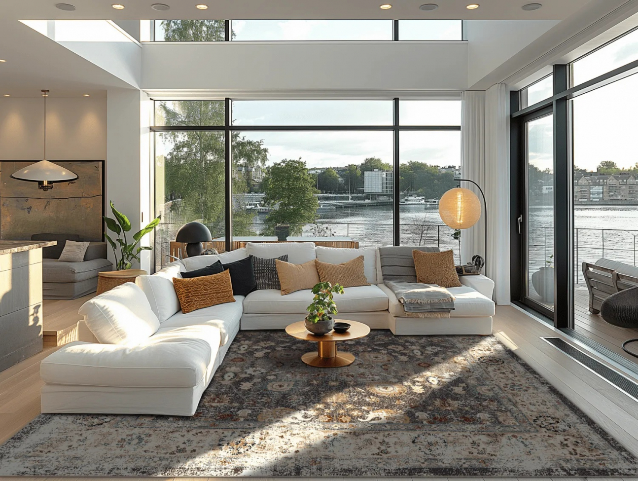 Tappeto Wilton 'Bouhjar' 130x190cm - Grigio/Multi