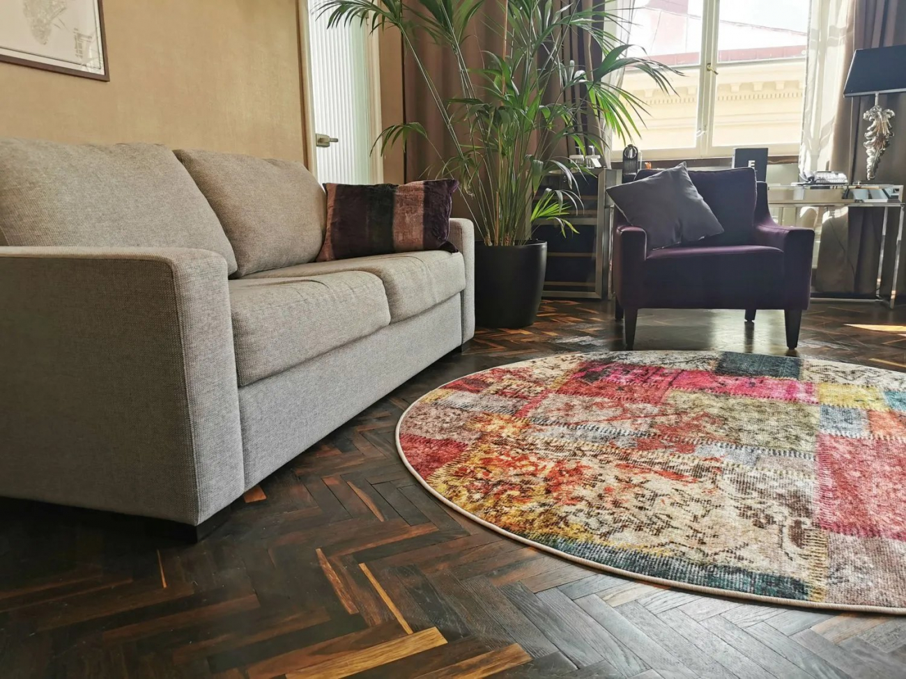 Tappeto rotondo 'Ariana' 200cm - Multi