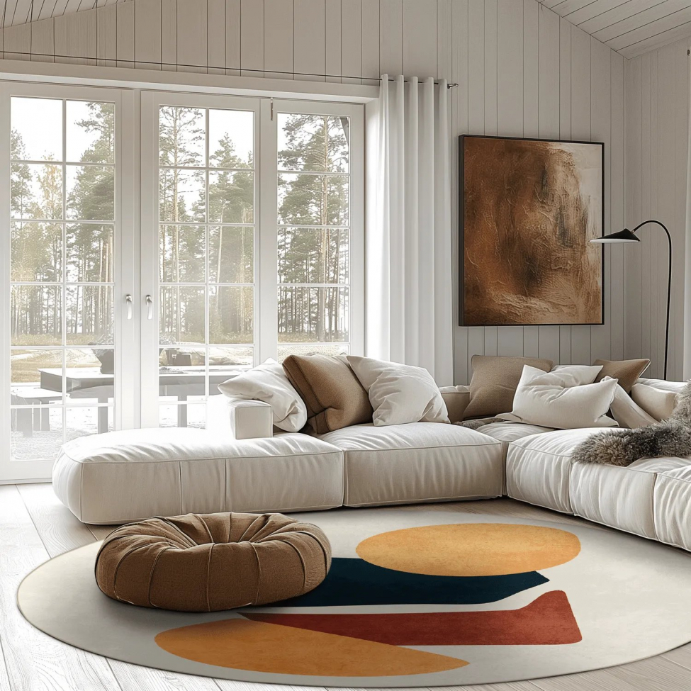 Tappeto rotondo 'Beira' 240cm - Multi