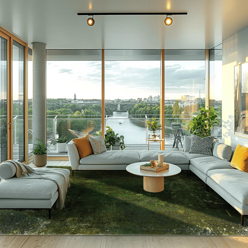 Tappeto Wilton 'Estrada' 290x390cm - Verde