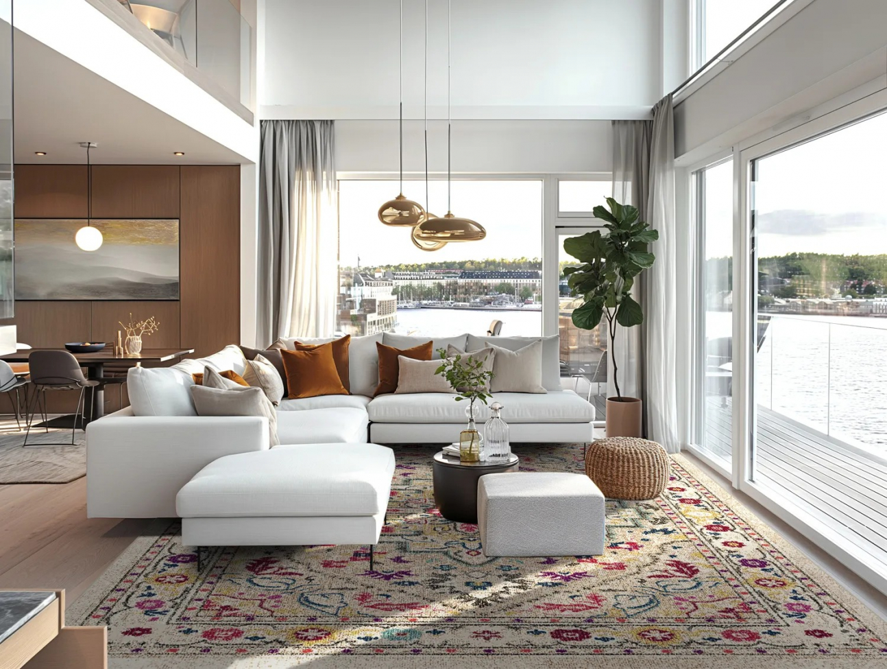 Tappeto Wilton 'Castro' 80x250cm - Multi