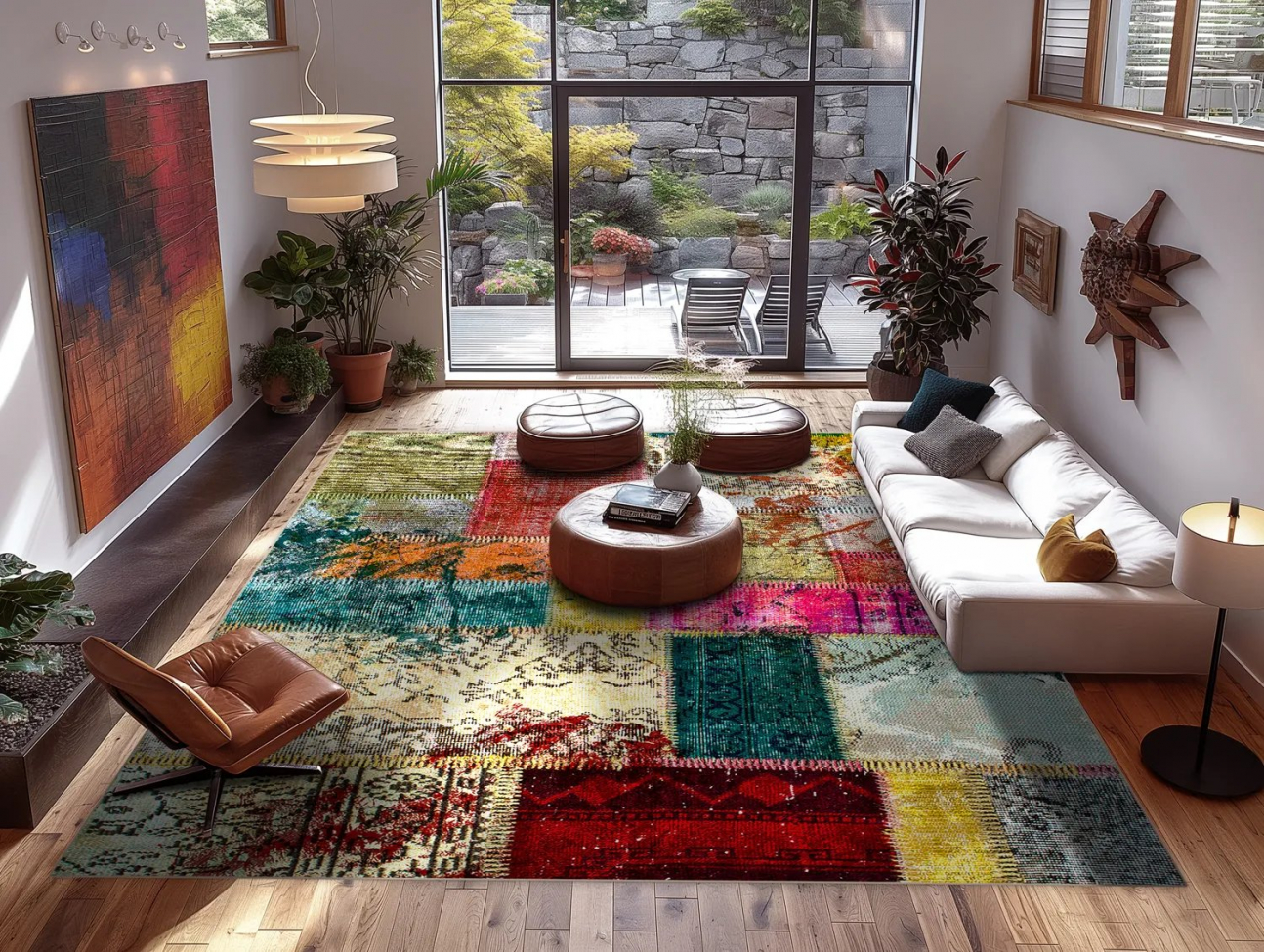 Tappeto Wilton 'Ariana' 240x240cm - Multi