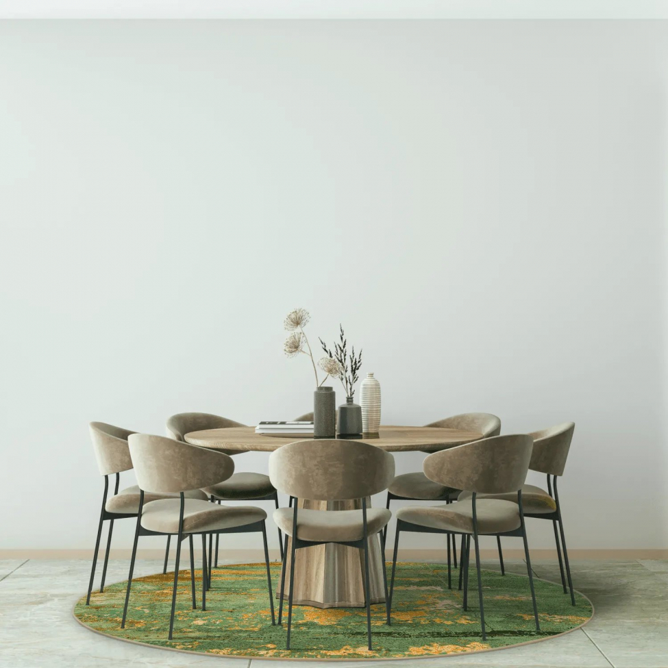 Tappeto rotondo 'Domont' 290cm - Verde