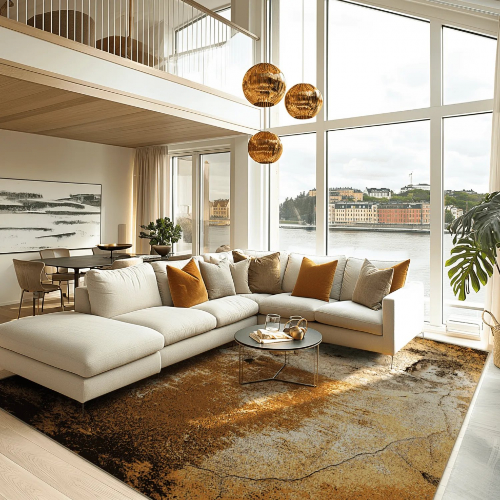 Tappeto Wilton 'Olivera' 80x250cm - Marrone