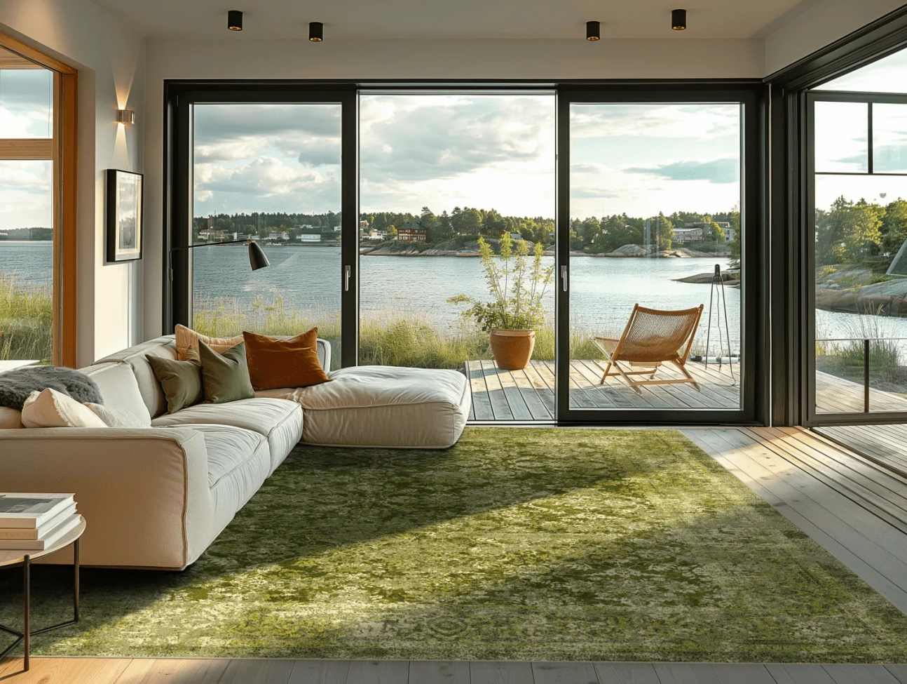 Tappeto Wilton 'Denizli' 80x250cm - Verde