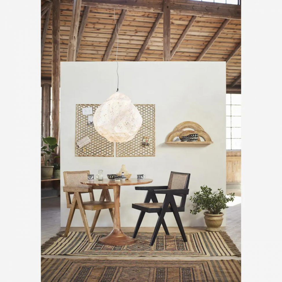 Sedia 'Rattan' - Nero