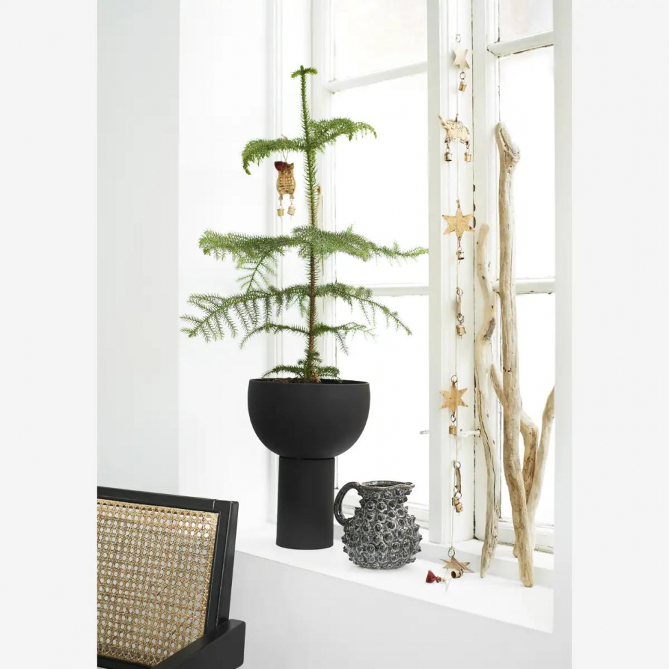 Sedia 'Rattan' - Nero