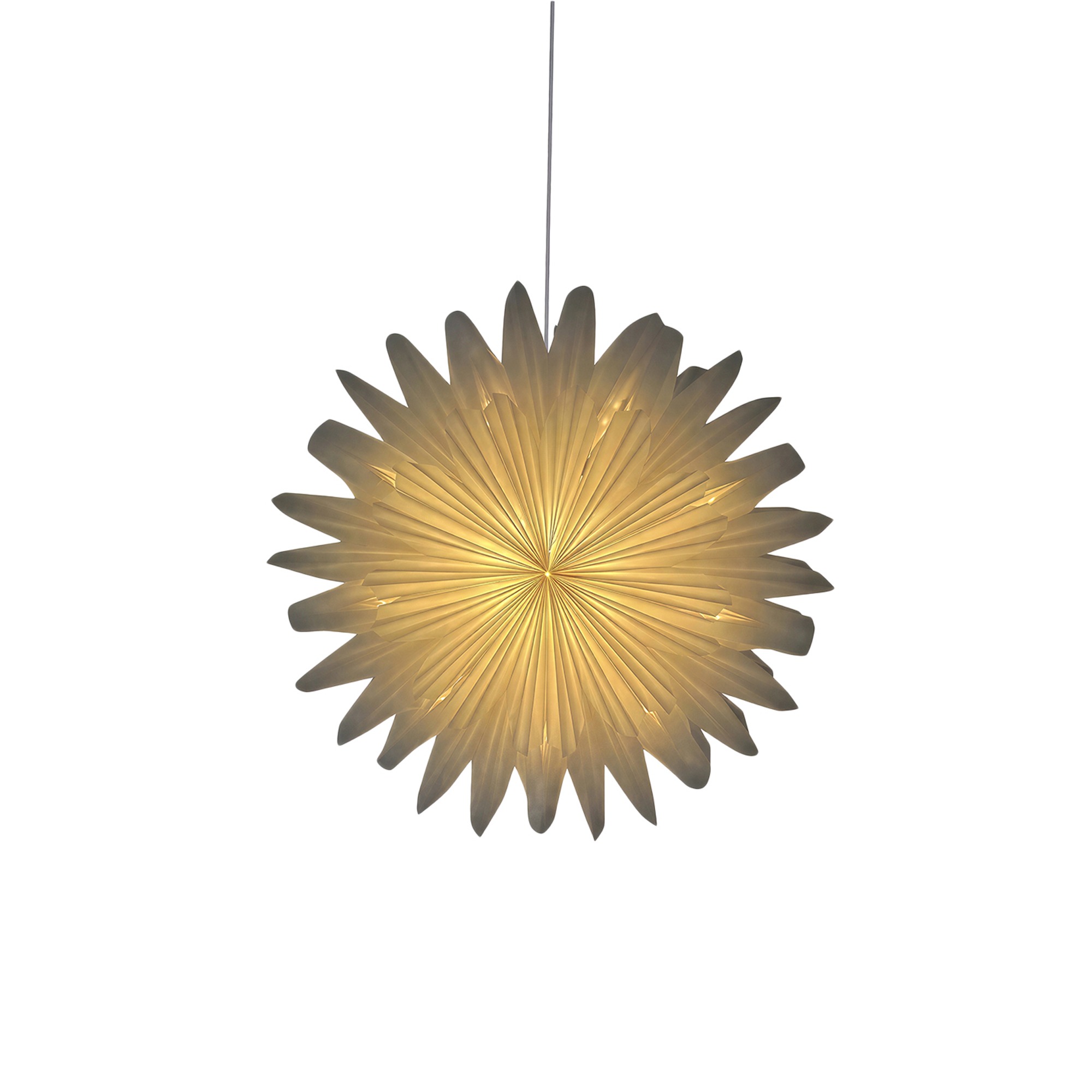 Stella dell'Avvento 'Lucia' 60cm - Bianco