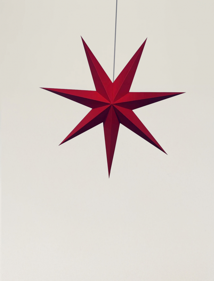 Stella dell'Avvento 'Sally' 100cm - Rossa