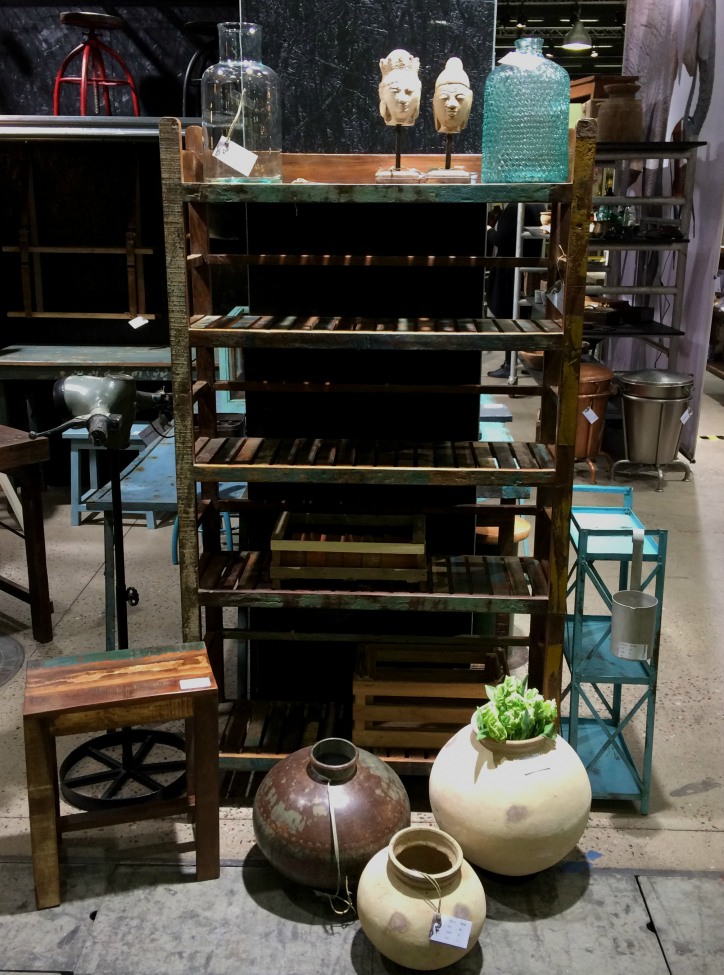 Libreria 'Rustica' - Legno riciclato