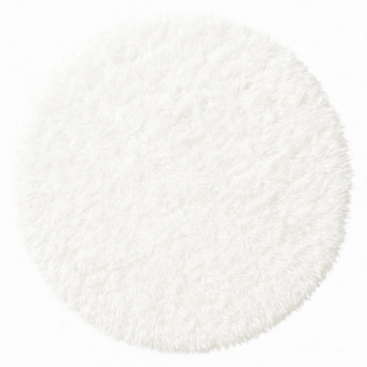 Tappeto rotondo a pelo lungo \'Janjira\' - Bianco nel gruppo Tappeti / Tappeti Ryam presso Reforma (H100080)