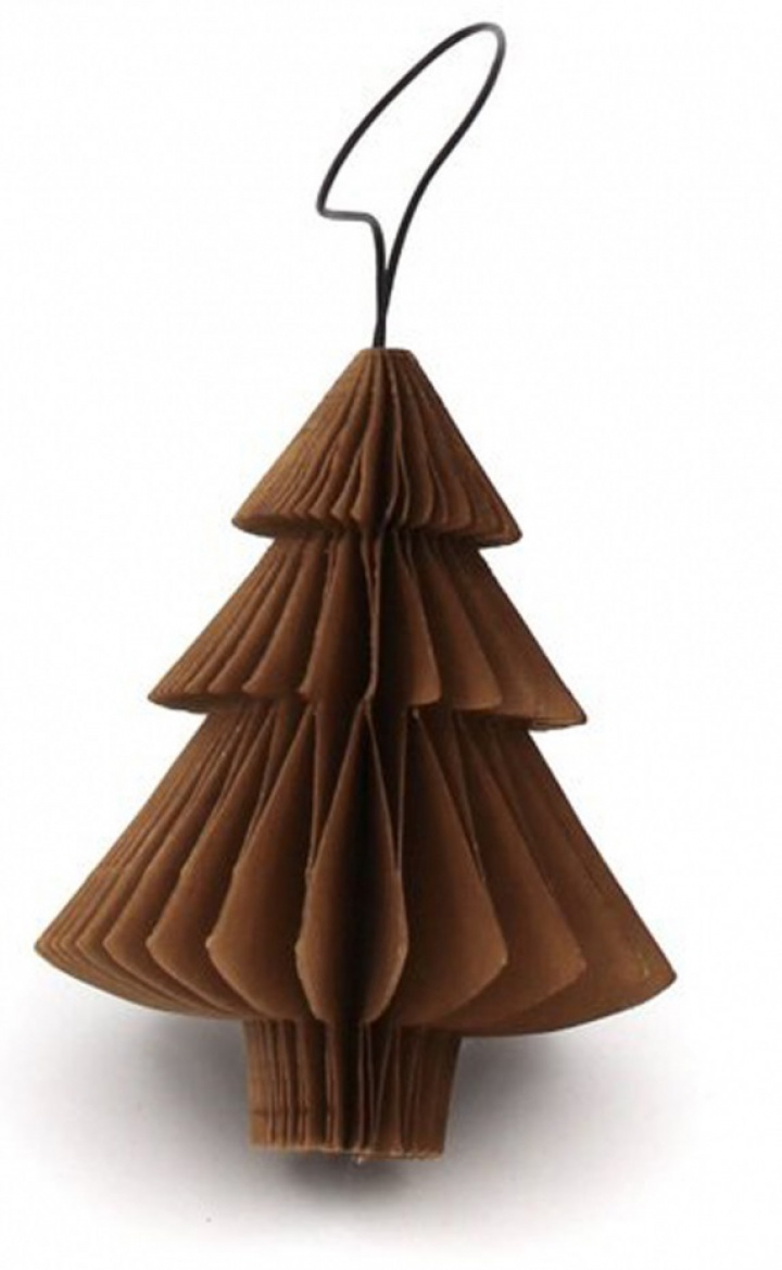 Decorazione per albero di Natale \'Tree\' - Marrone chiaro nel gruppo Arredamento / Decorazione / Decorazioni natalizie presso Reforma (00440)