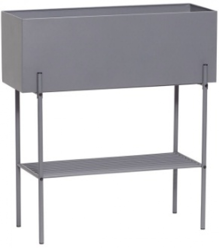 Vaso - Metallo/Grigio nel gruppo Arredamento / Decorazione / Vasi per piante presso Reforma (020602)